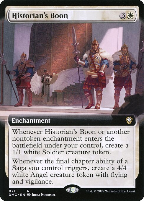 Historian's Boon - Dominaria United Commander Rare Card