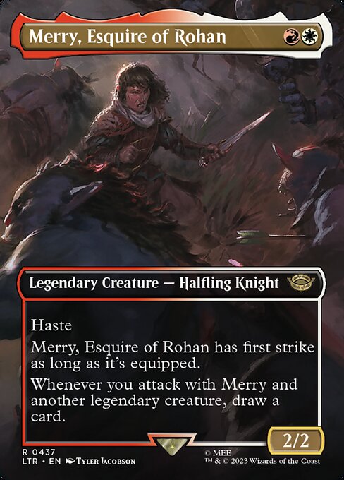 Merry, Esquire of Rohan - The Lord of the Rings: Tales of Middle-earth Rare Card