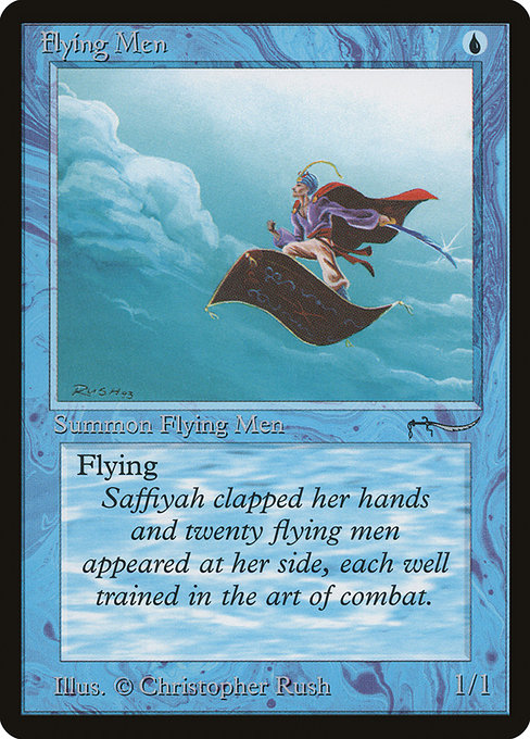 Flying Men - Arabian Nights Common Card
