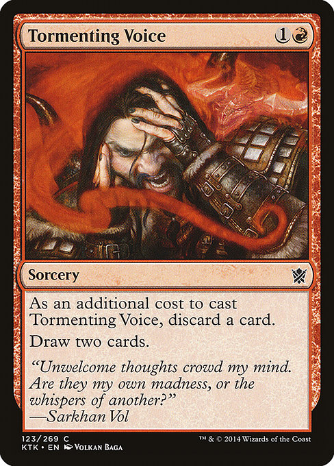 Tormenting Voice - Khans of Tarkir Common Card