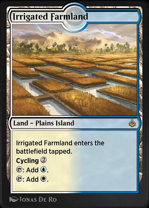 Irrigated Farmland - Amonkhet Remastered Rare Card