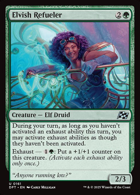 Elvish Refueler - Aetherdrift Uncommon Card