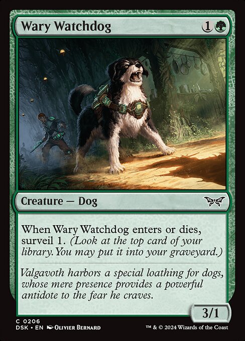 Wary Watchdog - Duskmourn: House of Horror Common Card