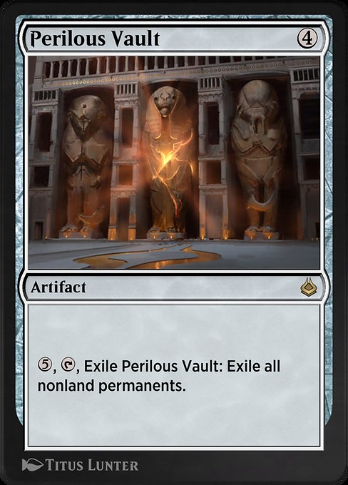 Perilous Vault - Amonkhet Remastered Rare Card