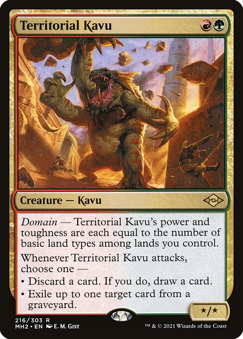 Territorial Kavu - Modern Horizons 2 Rare Card