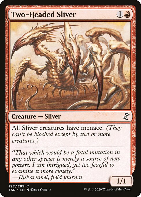 Two-Headed Sliver - Time Spiral Remastered Common Card