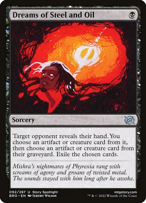 Dreams of Steel and Oil - The Brothers' War Uncommon Card