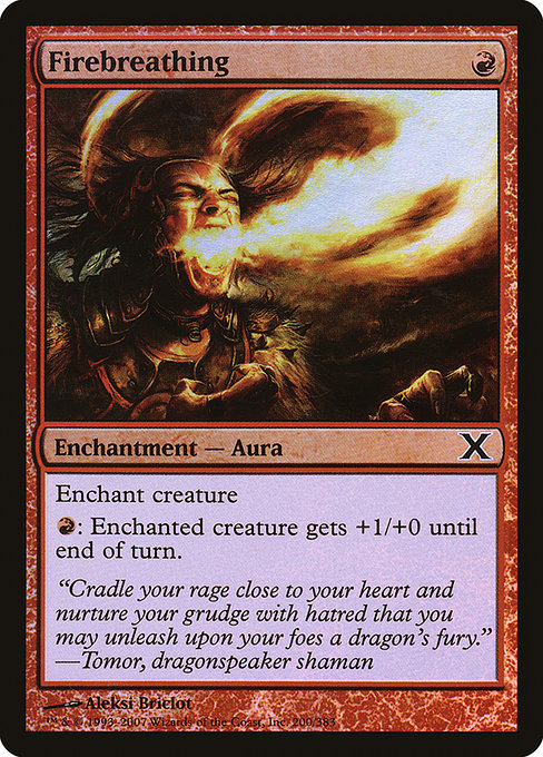 Firebreathing - Tenth Edition Common Card