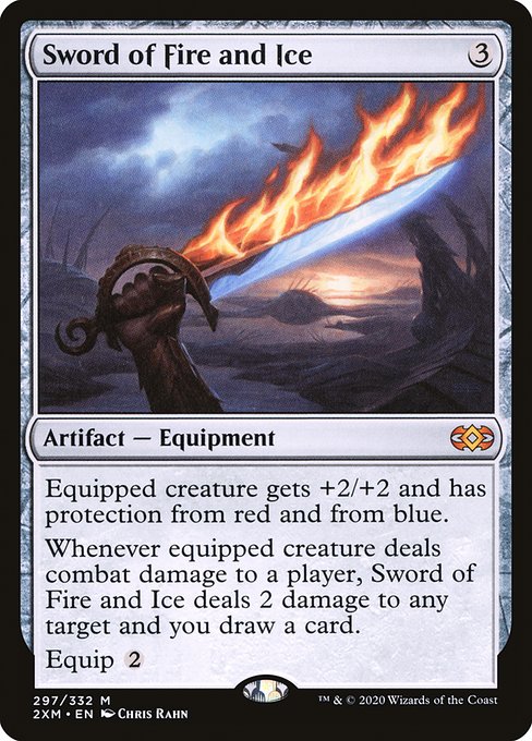 Sword of Fire and Ice - Double Masters Mythic Card