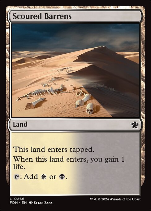 Scoured Barrens - Foundations Common Card