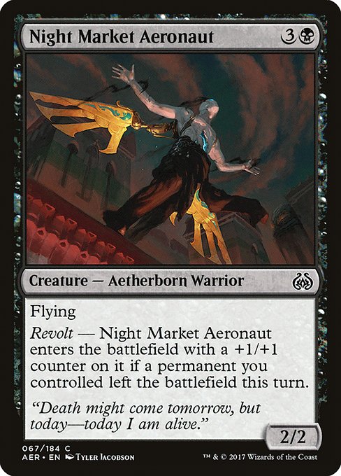 Night Market Aeronaut - Aether Revolt Common Card