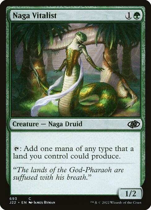 Naga Vitalist - Jumpstart 2022 Common Card