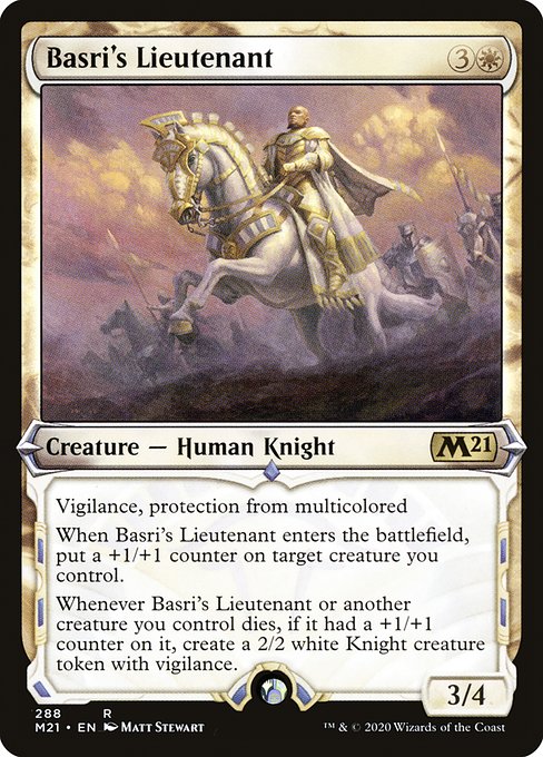 Basri's Lieutenant - Core Set 2021 Rare Card