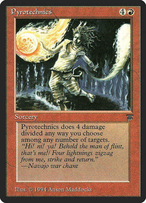 Pyrotechnics - Legends Common Card