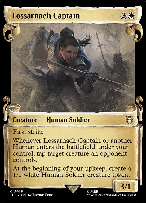 Lossarnach Captain - Tales of Middle-earth Commander Rare Card