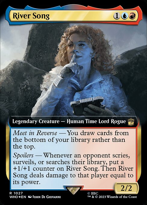 River Song - Doctor Who Rare Card