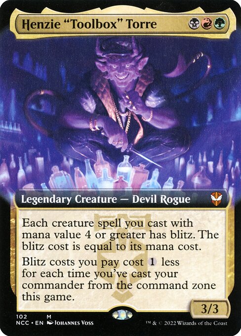 Henzie "Toolbox" Torre - New Capenna Commander Mythic Card