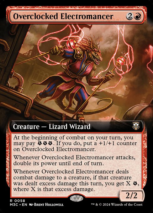 Overclocked Electromancer - Modern Horizons 3 Commander Rare Card