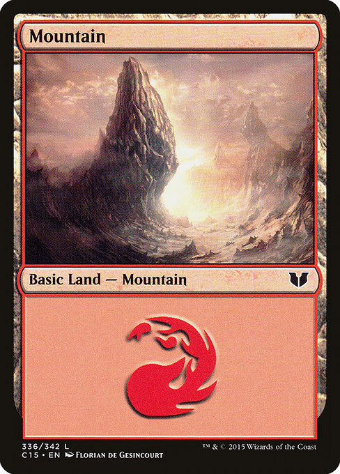 Mountain - Commander 2015 Common Card