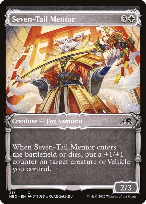 Seven-Tail Mentor - Kamigawa: Neon Dynasty Common Card