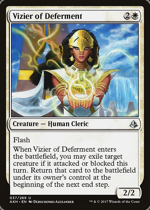Vizier of Deferment - Amonkhet Uncommon Card
