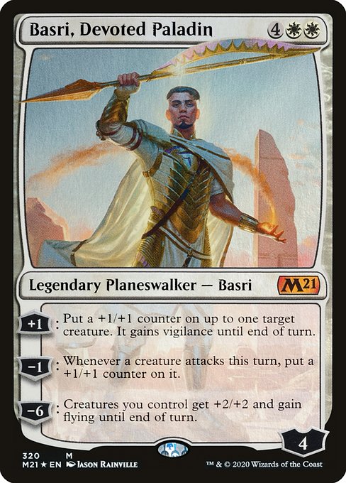 Basri, Devoted Paladin - Core Set 2021 Mythic Card
