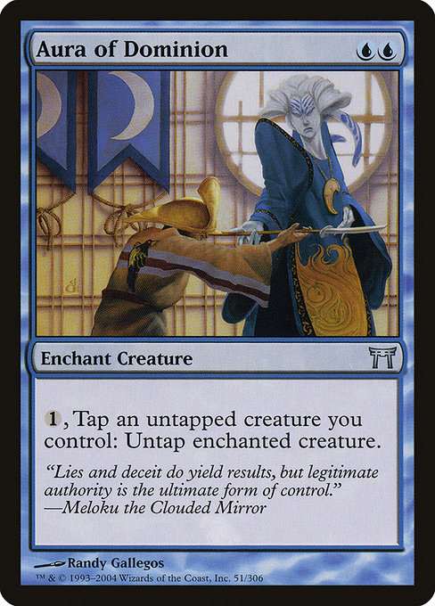 Aura of Dominion - Champions of Kamigawa Uncommon Card