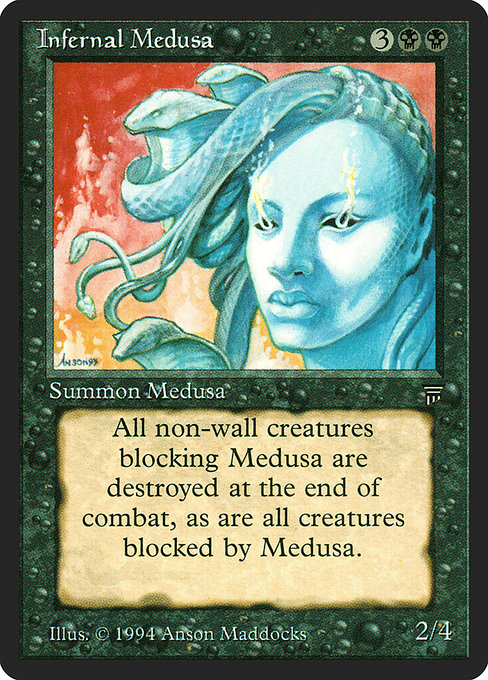 Infernal Medusa - Legends Uncommon Card