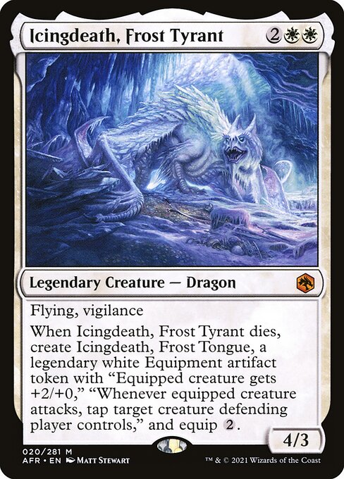 Icingdeath, Frost Tyrant - Adventures in the Forgotten Realms Mythic Card
