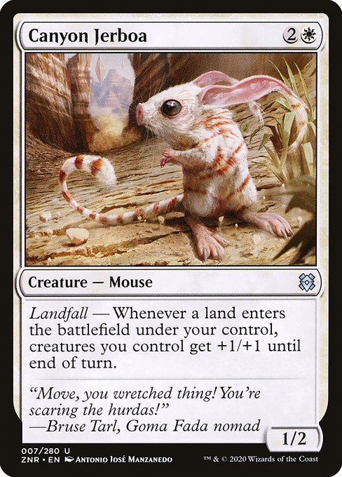 Canyon Jerboa - Zendikar Rising Uncommon Card
