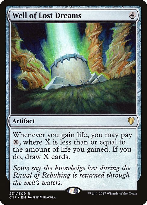 Well of Lost Dreams - Commander 2017 Rare Card