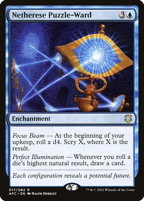 Netherese Puzzle-Ward - Forgotten Realms Commander Rare Card