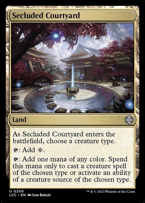 Secluded Courtyard - The Lost Caverns of Ixalan Commander Uncommon Card