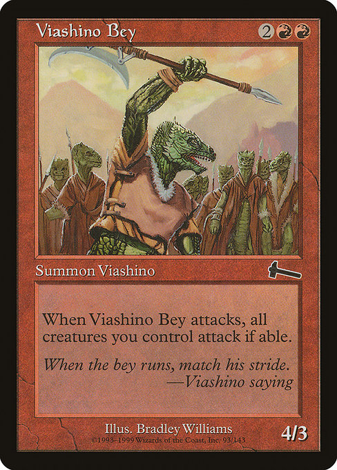 Viashino Bey - Urza's Legacy Common Card