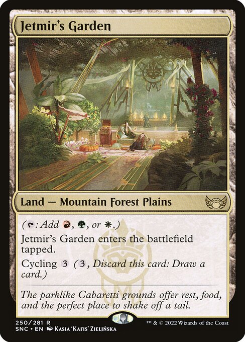 Jetmir's Garden - Streets of New Capenna Rare Card