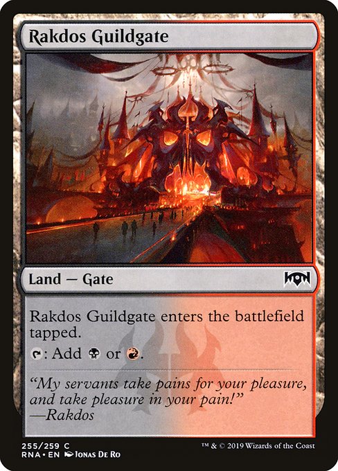Rakdos Guildgate - Ravnica Allegiance Common Card