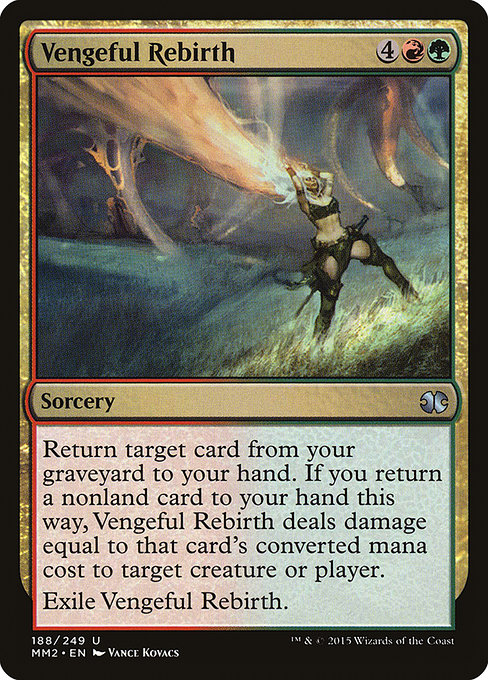 Vengeful Rebirth - Modern Masters 2015 Uncommon Card