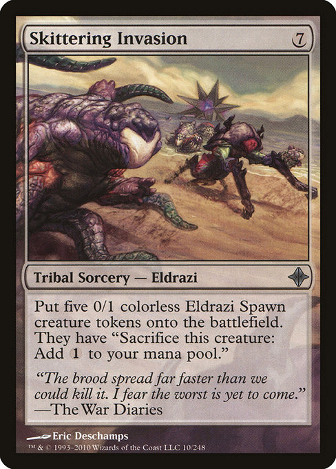 Skittering Invasion - Rise of the Eldrazi Uncommon Card
