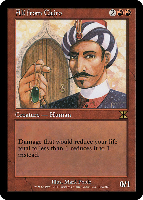 Ali from Cairo - Masters Edition IV Rare Card