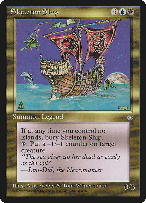 Skeleton Ship - Ice Age Rare Card