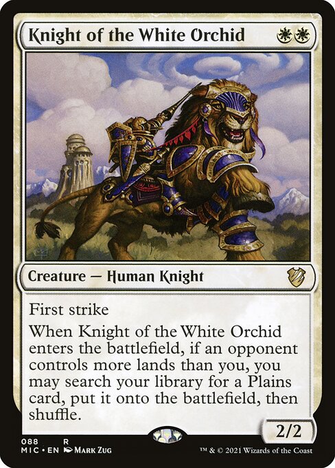 Knight of the White Orchid - Midnight Hunt Commander Rare Card