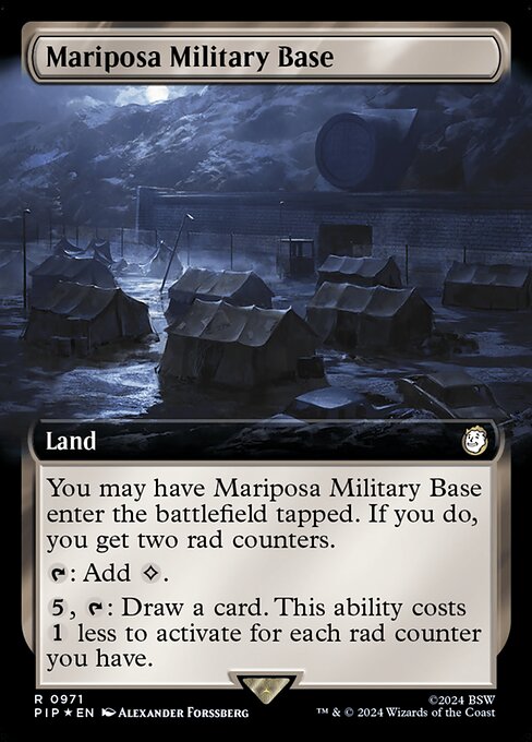 Mariposa Military Base - Fallout Rare Card