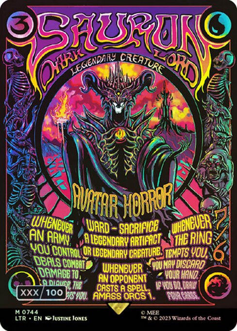 Sauron, the Dark Lord - The Lord of the Rings: Tales of Middle-earth Mythic Card