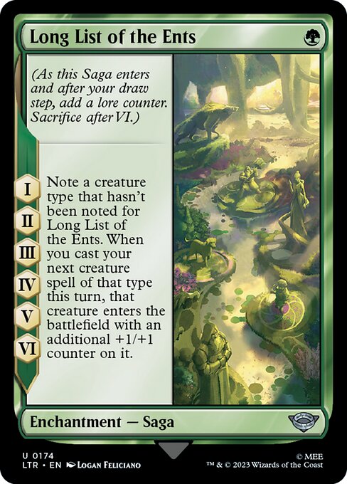 Long List of the Ents - The Lord of the Rings: Tales of Middle-earth Uncommon Card
