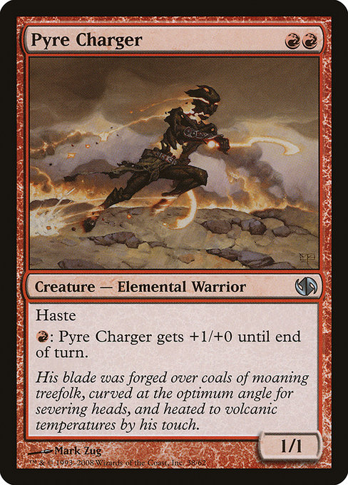 Pyre Charger - Duel Decks: Jace vs. Chandra Uncommon Card
