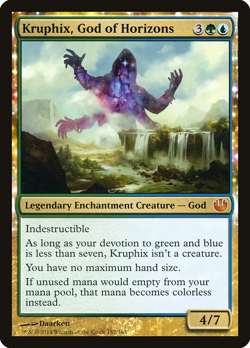 Kruphix, God of Horizons - Journey into Nyx Mythic Card