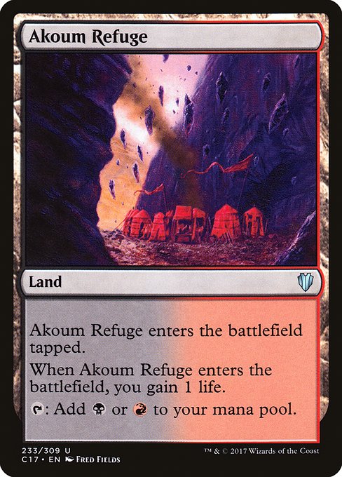 Akoum Refuge - Commander 2017 Uncommon Card