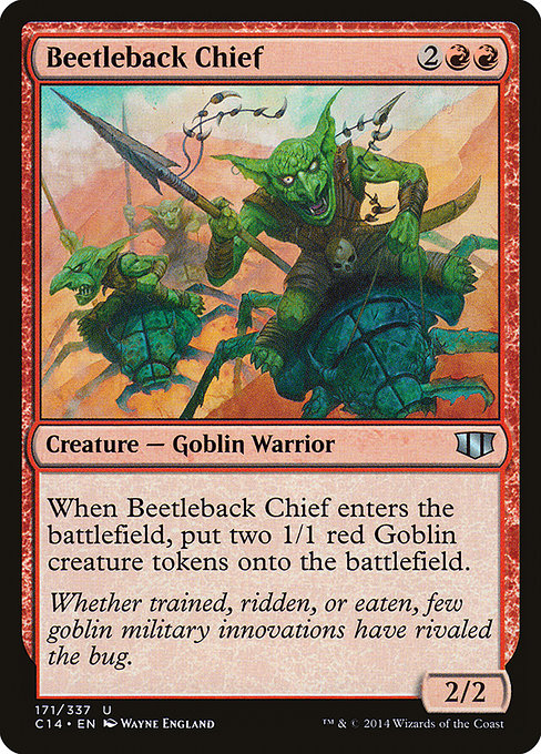 Beetleback Chief - Commander 2014 Uncommon Card