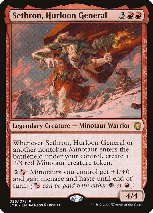 Sethron, Hurloon General - Jumpstart Rare Card