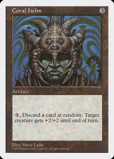 Coral Helm - Fifth Edition Rare Card